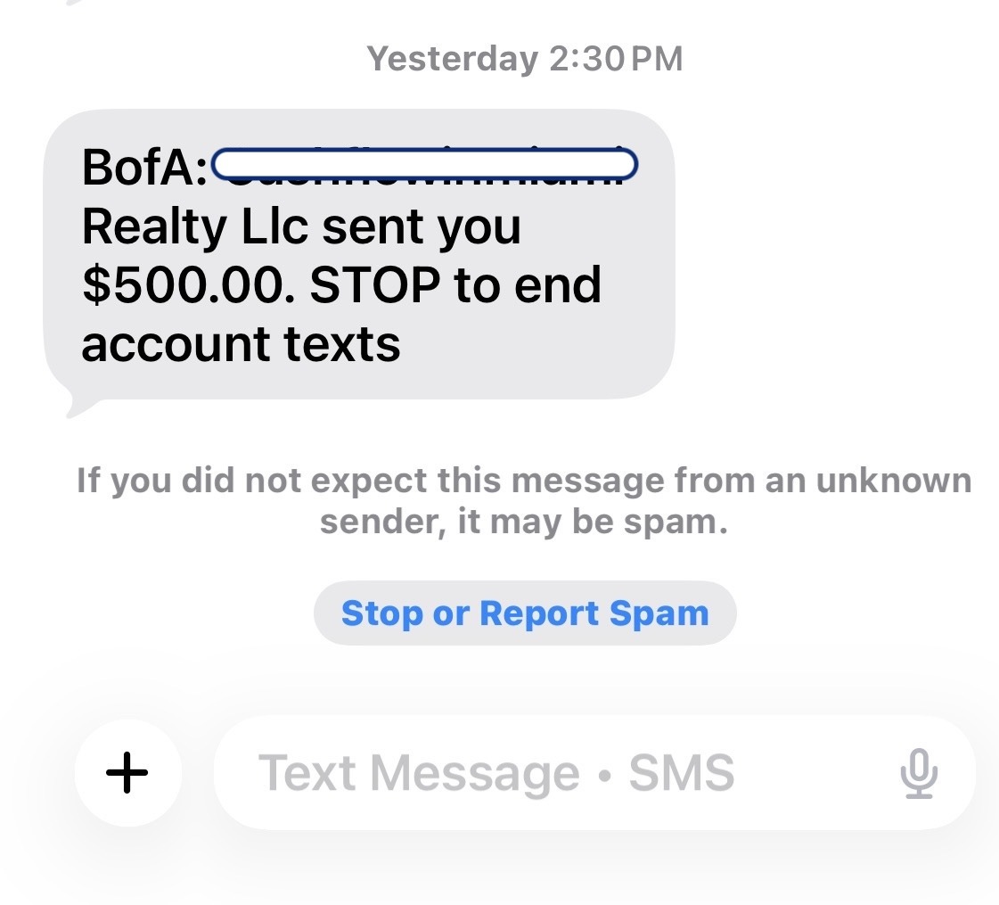Vendor payment example