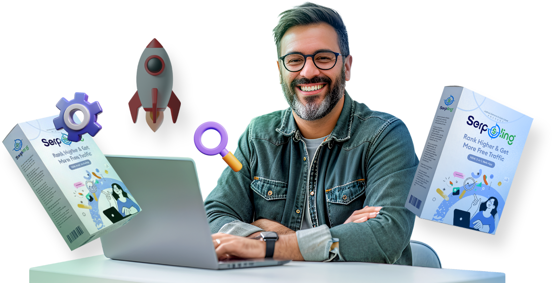 The SerpSling AI product package